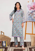 Floral Lace Lawn 2 piece Suit | Ready To Wear