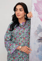Floral Lace Lawn 2 piece Suit | Ready To Wear