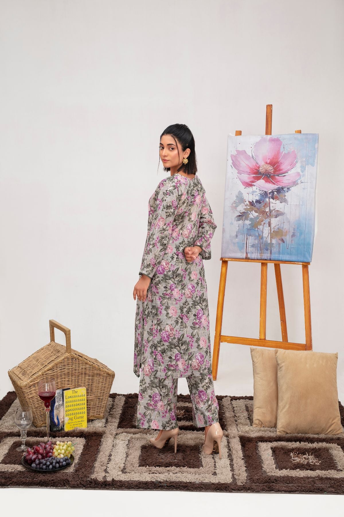Floral Whisper Lawn 2 piece Suit
