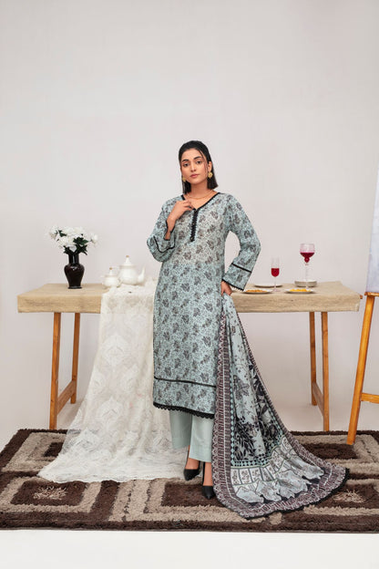 Serene Bloom Lawn 3 piece Suit | Ready To Wear