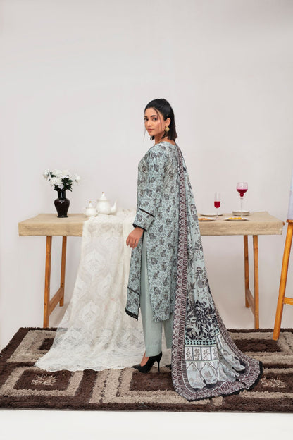 Serene Bloom Lawn 3 piece Suit | Ready To Wear